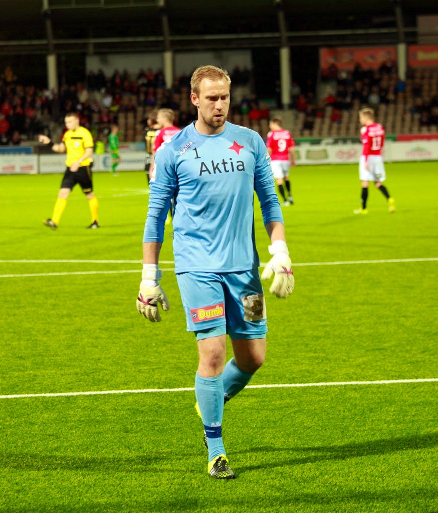 Mika Johansson - voittava maalivahti! Kuva: Jere Nevalainen
