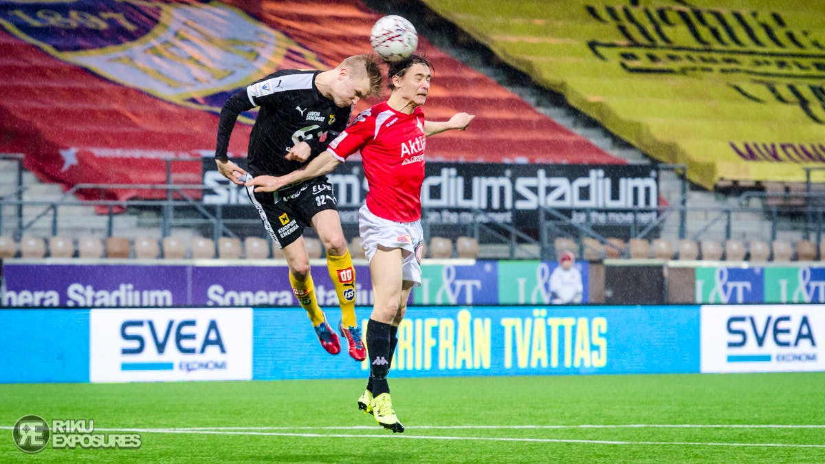 HELSINKI, FINLAND 2016-04-28. Veikkausliiga: HIFK - KuPS at Sonera Stadium in Helsinki, Finland. (Photo: Riku Laukkanen/R1ku Exposures)
