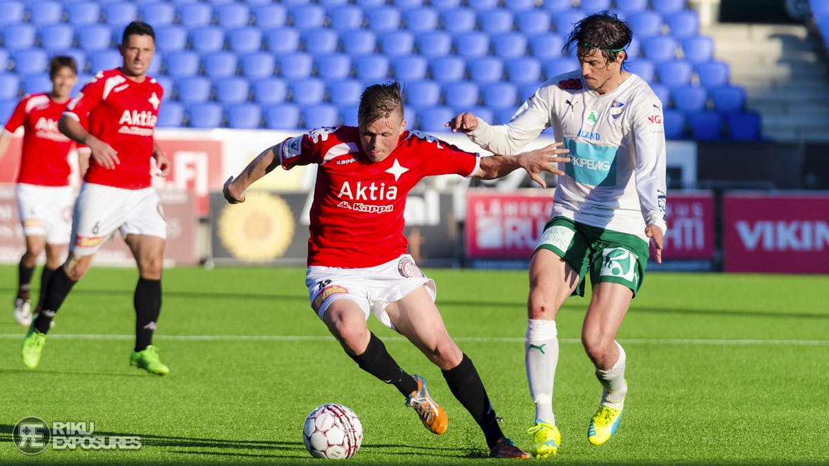 Veikkausliiga-ottelussa HIFK - IFK Mariehamn, Sonera Stadiumilla, 20. toukokuuta 2016.