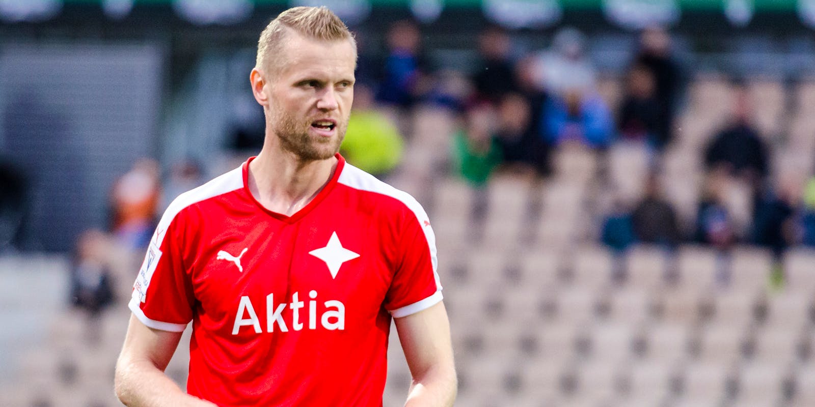 Juho Mäkelä osui toisessa ottelussa peräkkäin. Kokenut hyökkääjä alkaa lämmetä syksyn ratkaisuhetkien lähestyessä. Kuva: Riku Laukkanen