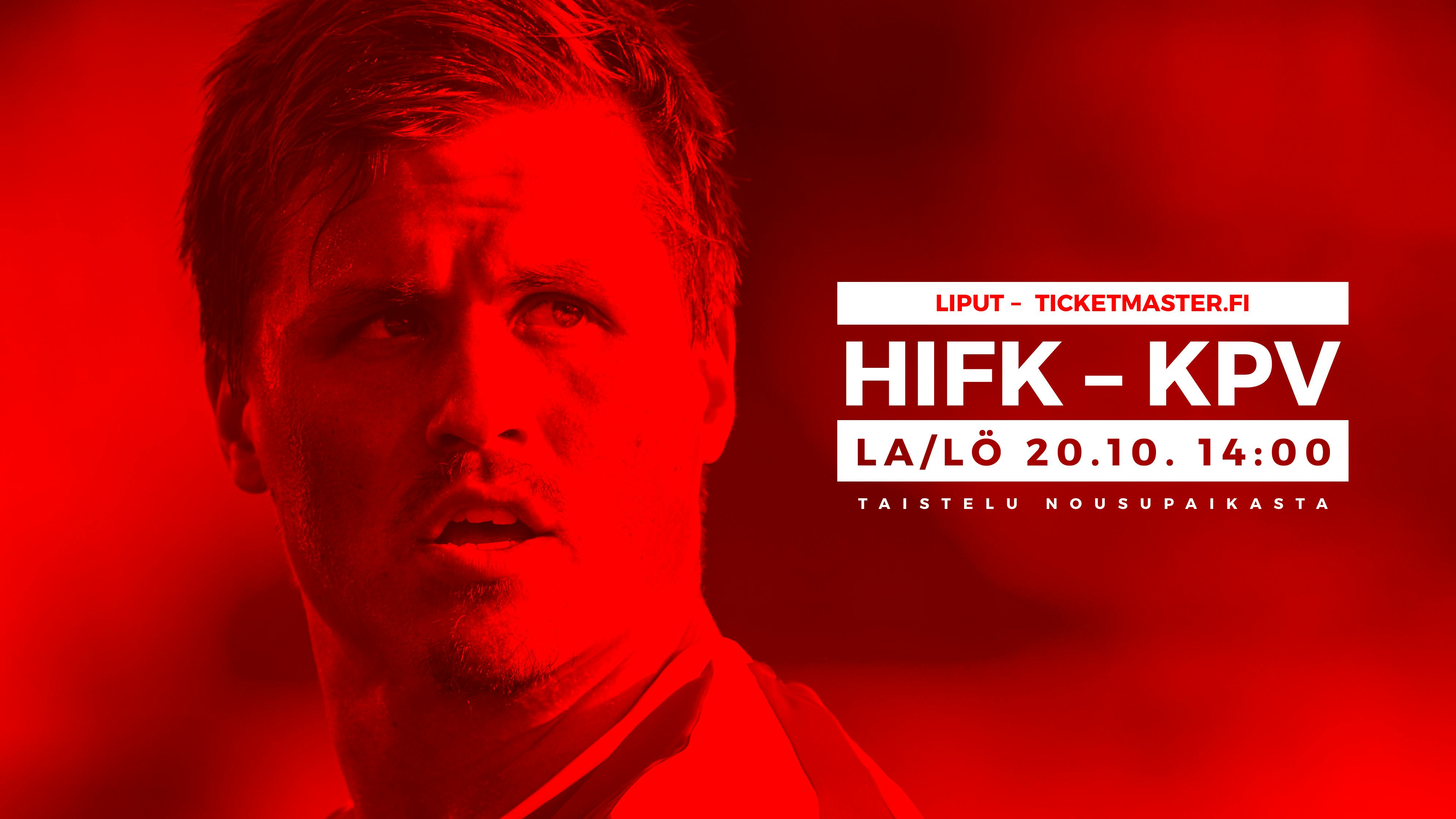 HIFK – KPV otteluinfoa