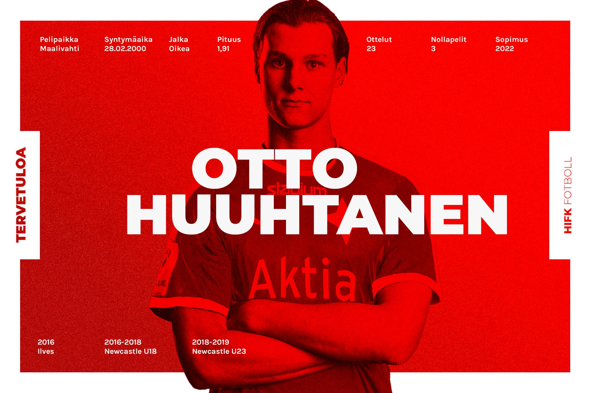 HIFK värvar målvakten Otto Huuhtanen